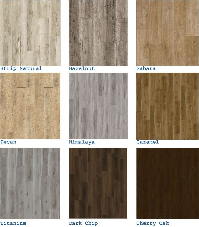 5.0 mm - 20 mil - Unilin Click - Deep Embossed - UV coating